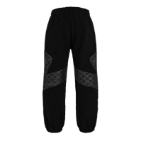 Pantaloni OFF alb Off Teddy pentru barbati negru inchis