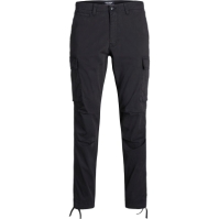 Pantaloni Pantaloni cargo Jack and Jones negru