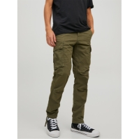 Pantaloni Pantaloni cargo Jack and Jones oliv bleumarin