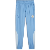 Pantaloni Puma Prematch Woven albastru argintiu