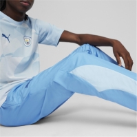 Pantaloni Puma Prematch Woven albastru argintiu