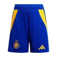 Pantaloni scurti adidas Al Nassr Acasa 2024 2025 pentru adulti albastru galben