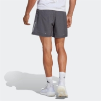 Pantaloni scurti adidas Own the Run Heather pentru Barbati negru gri