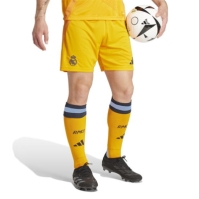 Pantaloni scurti adidas Real Madrid Away 2024 2025 pentru adulti portocaliu