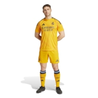 Pantaloni scurti adidas Real Madrid Away 2024 2025 pentru adulti portocaliu