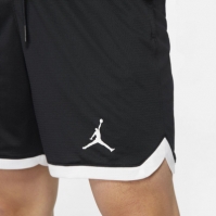 Pantaloni scurti Air Jordan Dri-FIT Air tricot pentru Barbati negru alb