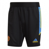 Pantaloni scurti antrenament adidas Manchester United European 2021 2022 negru