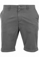 Pantaloni scurti chino stretch gri inchis Urban Classics