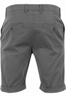 Pantaloni scurti chino stretch gri inchis Urban Classics