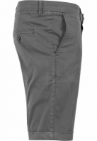 Pantaloni scurti chino stretch gri inchis Urban Classics