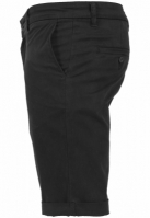 Pantaloni scurti chino stretch negru Urban Classics