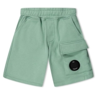 Pantaloni scurti CP Company CP Logo copii verde bay