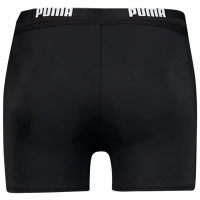 Pantaloni scurti de baie Puma Swim Logo Trunk negru 907657 04 barbati