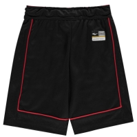 Pantaloni scurti Everlast baschet pentru baietei negru rosu