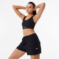 Pantaloni scurti Everlast Cargo 2in1 pentru femei negru