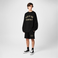 Pantaloni scurti FEAR OF GOD ESSENTIALS bumbac Logo negru