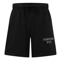 Pantaloni scurti FEAR OF GOD ESSENTIALS Heavy Jersey Juniors negru