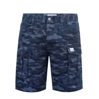 Pantaloni scurti Firetrap BTK bleumarin camuflaj