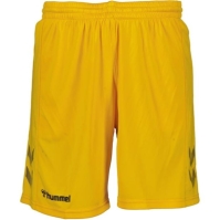 Pantaloni scurti Hummel Poly copii sports galben