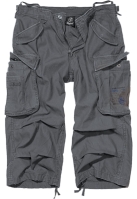 Pantaloni scurti Industry Vintage Cargo 34 gri carbune Brandit