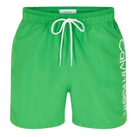 Pantaloni scurti inot Calvin Klein cu imprimeu mare verde