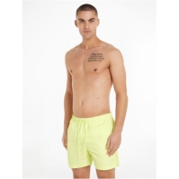 Pantaloni scurti inot Calvin Klein Medium Tape pentru Barbati sunny verde lime lld