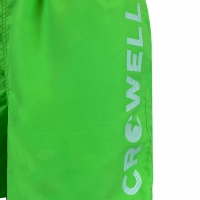 Pantaloni scurti inot Crowell Fluo color 2 verde-portocaliu neon