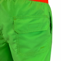 Pantaloni scurti inot Crowell Fluo color 2 verde-portocaliu neon