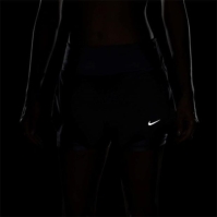 Pantaloni scurti Nike Dri-FIT Swift Mid-Rise 3 2-in-1 pentru femei albastru argintiu