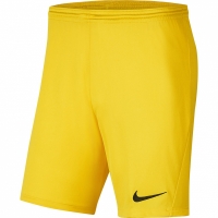 Pantaloni scurti Nike Dry Park III NB K galben barbati BV6855 719