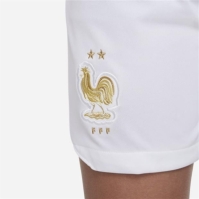 Pantaloni scurti Nike Fff 2022/23 Stadium Acasa Big Dri-Fit Soccer fotbal Short Unisex pentru Copii alb