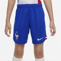 Pantaloni scurti Nike Fff 2022/23 Stadium Away Big Dri-Fit Soccer fotbal Short Unisex pentru Copii albastru