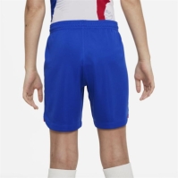 Pantaloni scurti Nike Fff 2022/23 Stadium Away Big Dri-Fit Soccer fotbal Short Unisex pentru Copii albastru