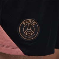 Pantaloni scurti Nike Paris Saint-Germain Strike Third 2024 2025 pentru adulti negru