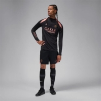 Pantaloni scurti Nike Paris Saint-Germain Strike Third 2024 2025 pentru adulti negru