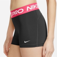 Pantaloni scurti Nike Pro trei Inch pentru femei negru roz