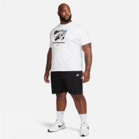 Pantaloni scurti Nike Sportswear Club pentru Barbati negru alb