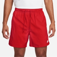 Pantaloni scurti Nike Sportswear Essentials Woven Flow pentru Barbati rosu alb