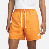 Pantaloni scurti Nike Sportswear Sport Essentials Woven cu captuseala Flow pentru Barbati portocaliu alb