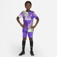 Pantaloni scurti Nike Tottenham Hotspur Third 2021 2022 pentru copii mov negru