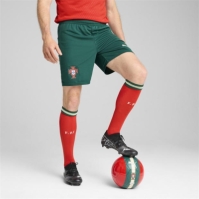 Pantaloni scurti Puma Portugalia Acasa 2025 pentru adulti verde galben