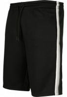 Pantaloni scurti Side Taped Track negru gri Urban Classics