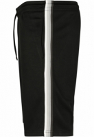 Pantaloni scurti Side Taped Track negru gri Urban Classics