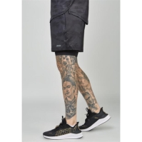 Pantaloni scurti SikSilk Dual pentru barbati camuflaj