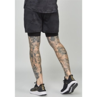 Pantaloni scurti SikSilk Dual pentru barbati camuflaj