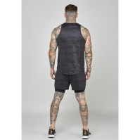 Pantaloni scurti SikSilk Dual pentru barbati camuflaj