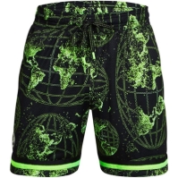 Pantaloni scurti Under Armour Curry Statement pentru Barbati negru gri verde