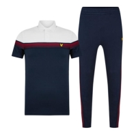 Pantaloni Set 2 perechi Tricouri polo Lyle and Scott Lyle pentru barbati alb x127