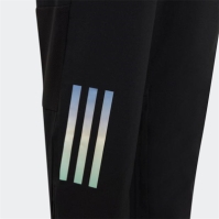 Pantaloni sport adidas 3-Stripes pentru Copii negru reflective argintiu