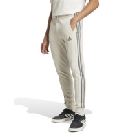 Pantaloni sport adidas Essentials French Terry conici Cuff 3- Stripes alb